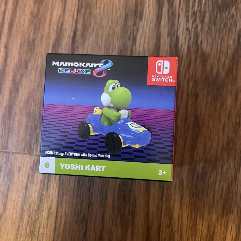 McDonald's Happy Meal 2024 Mario Kart Deluxe #8 Yoshi‎ Kart Toy New